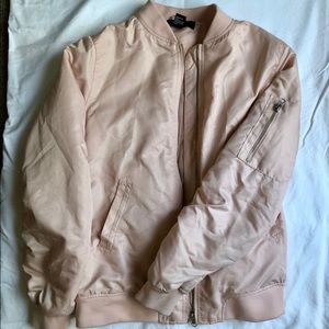 blush pink bomber jacket!